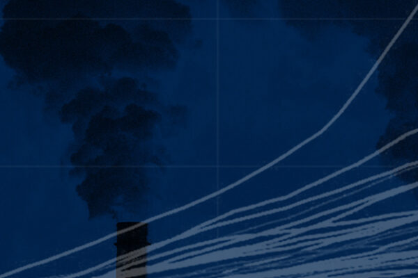smog with dark blue chart overlay