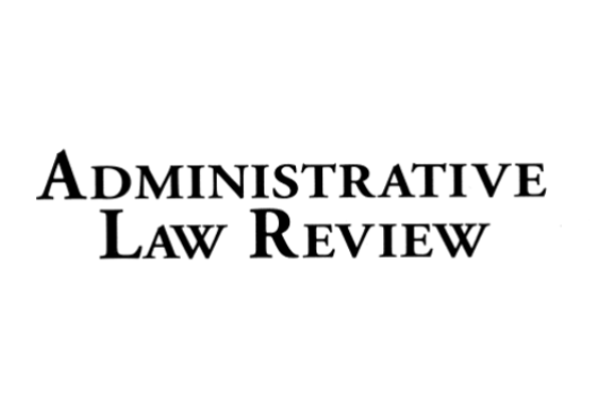 Administrative Law Review logo.